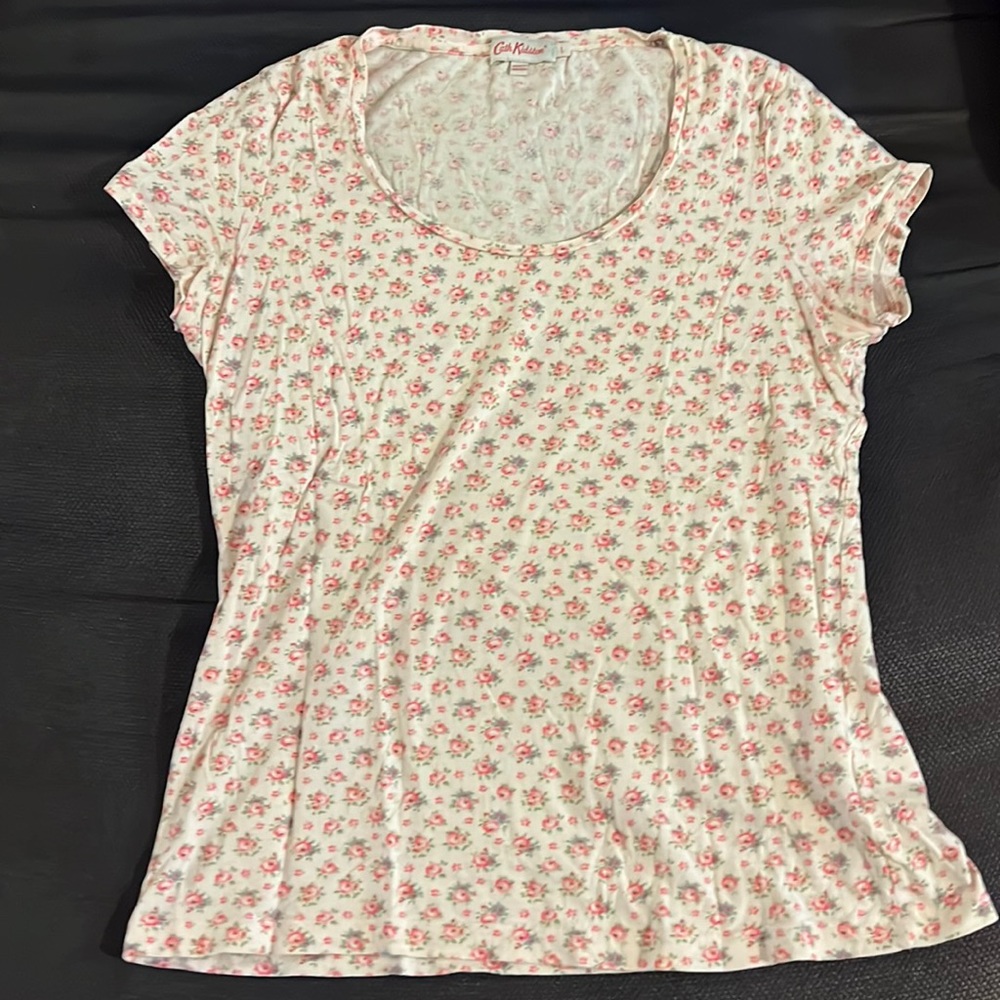 Cath Kidston gorgeous floral top size L